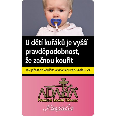 Tabák Adalya Rasputin 50g  (exotická guava s čerstvou malinou)