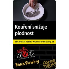 Tabák Black Adalya Black Strwbry 50g (jahoda)