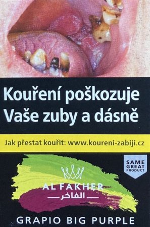 Tabák Al Fakher Grapio Big Purple (Ostružina s hroznovým vínem) 50 g