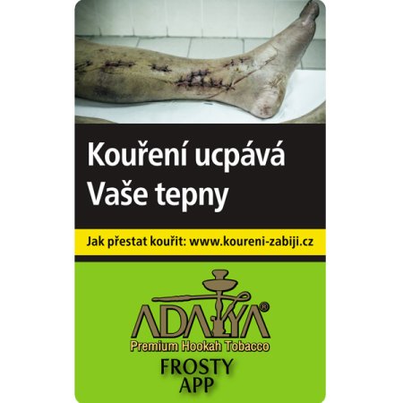 Tabák Adalya Frosty App 50g (kyselé zelené jablko)