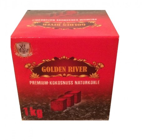 Kokosové uhlíky Golden River 1 kg