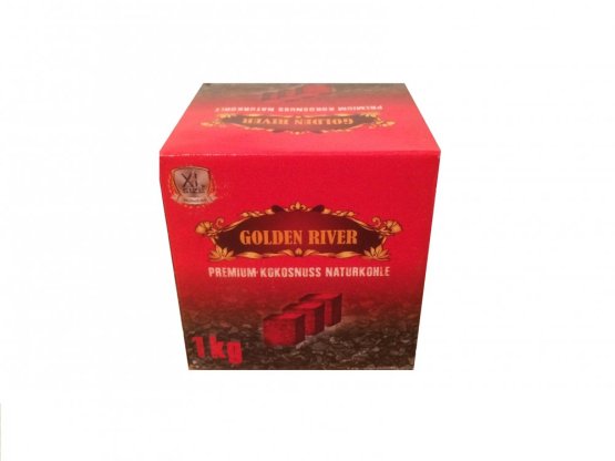 Kokosové uhlíky Golden River 1 kg